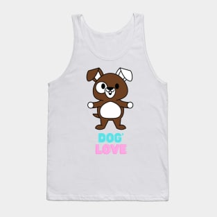 Love dog my family Tank Top